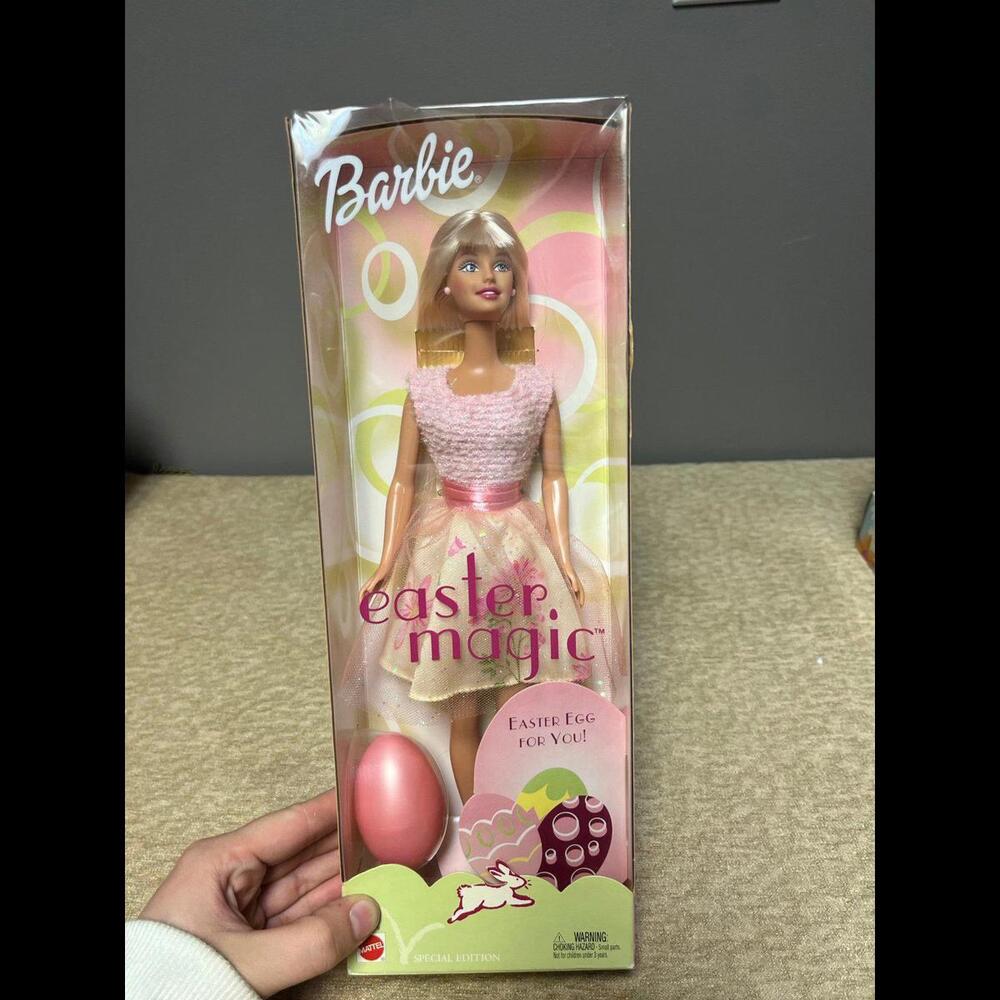 Vintage Mattel 2002 Easter Magic Barbie Doll Special‎ Edition W/Egg 55519 NEW!